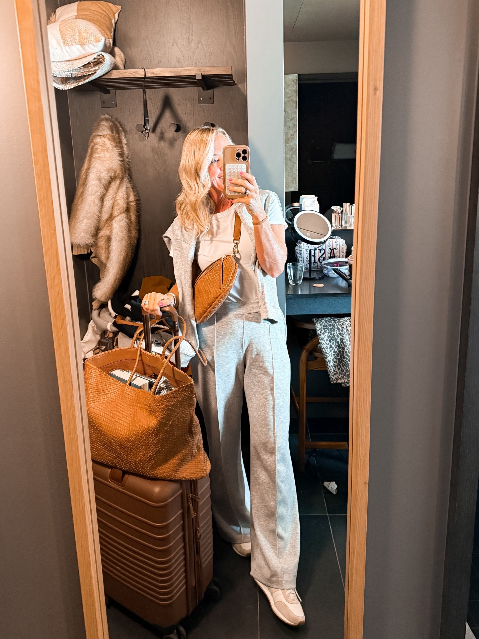 Home bound ✈️ wearing an xs in the set

#LTKOver40 #LTKTravel