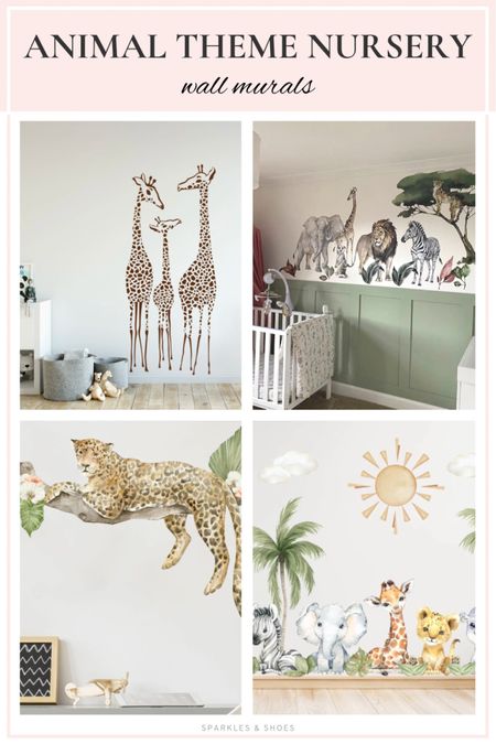 For our baby's room we have decided on an animal and jungle theme and this is my inspiration for our animal nursery.

#nursery #wallmural #homedecor #inspiration #babyroom #etsy

#LTKFind #LTKbaby