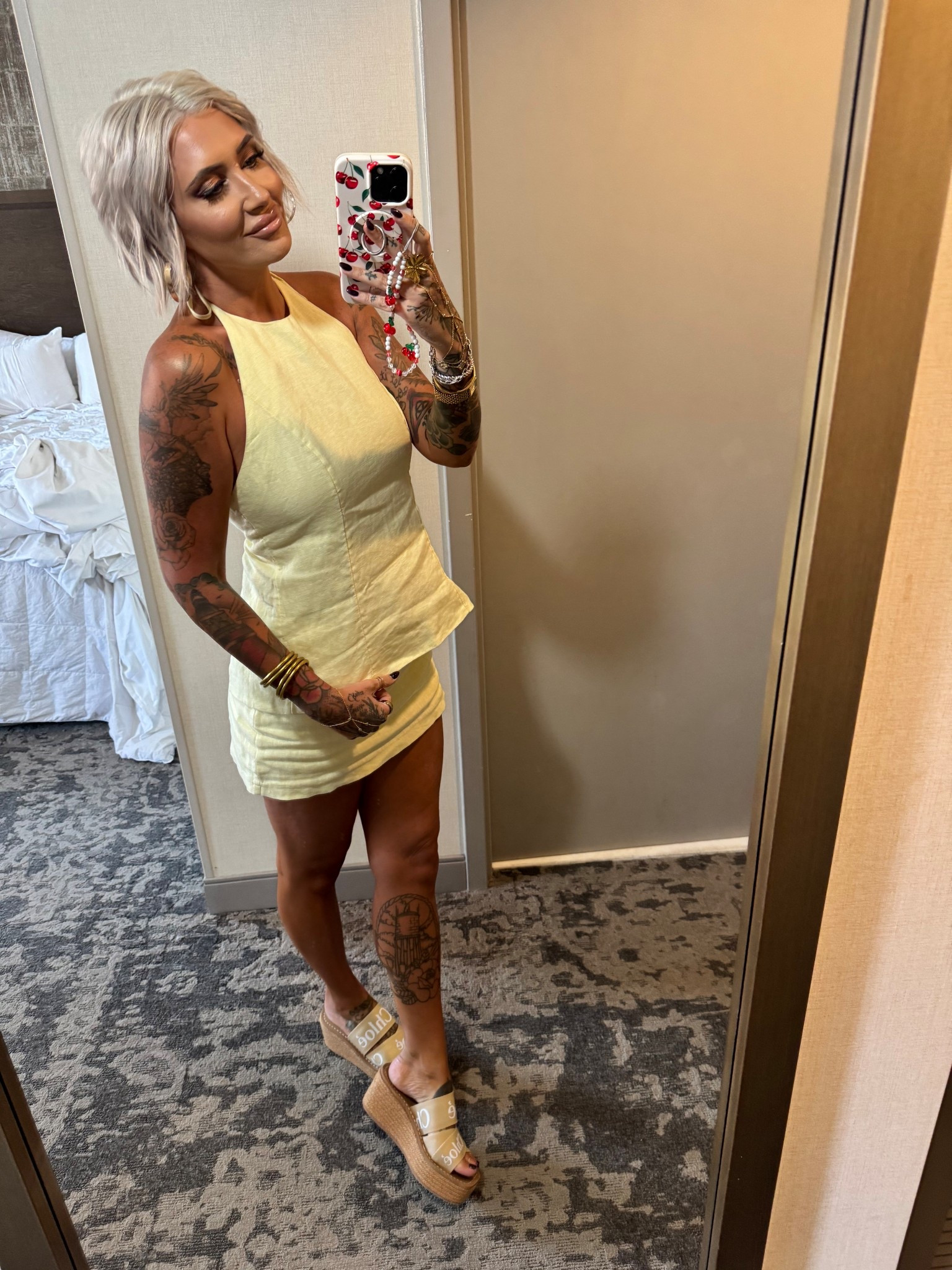 Convention yellow linen set 

#LTKStyleTip #LTKSeasonal #LTKMidsize