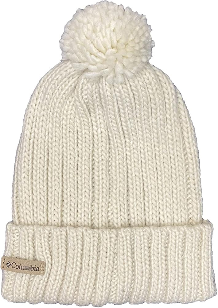 Columbia Unisex Cuffed Rib Forest Glen Pom Beanie (One Size, Cream(XU3331-191)) | Amazon (US)