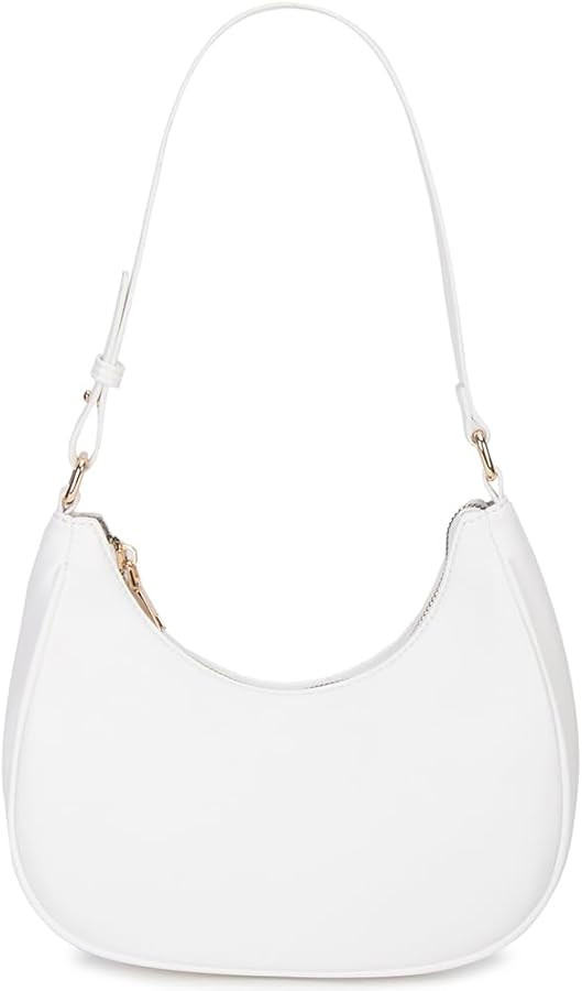 Crescent Shoulder Bags for Women Cute Hobo Tote Handbag Under the Arm Purses Mini Clutch Purse wi... | Amazon (US)