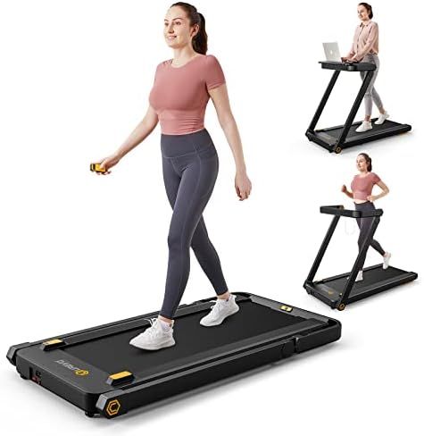 UREVO Treadmill with Desk, 3 in 1 Foldable Treadmill with Removable Desk, Install Free Under Desk Tr | Amazon (US)