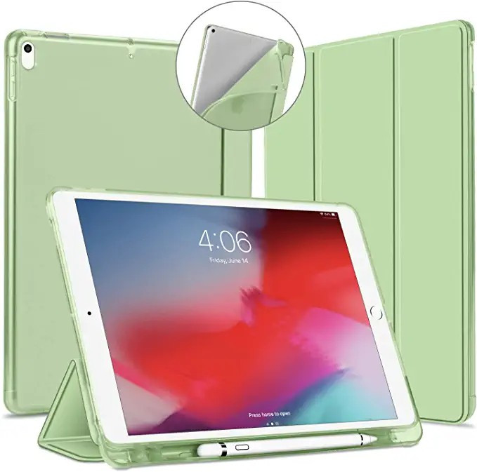 VAGHVEO Coque pour iPad Air 3 2019 avec Pencil Holder, iPad Pro 10,5" 2017 en Cuir PU [Sommeil/R... | Amazon (FR)