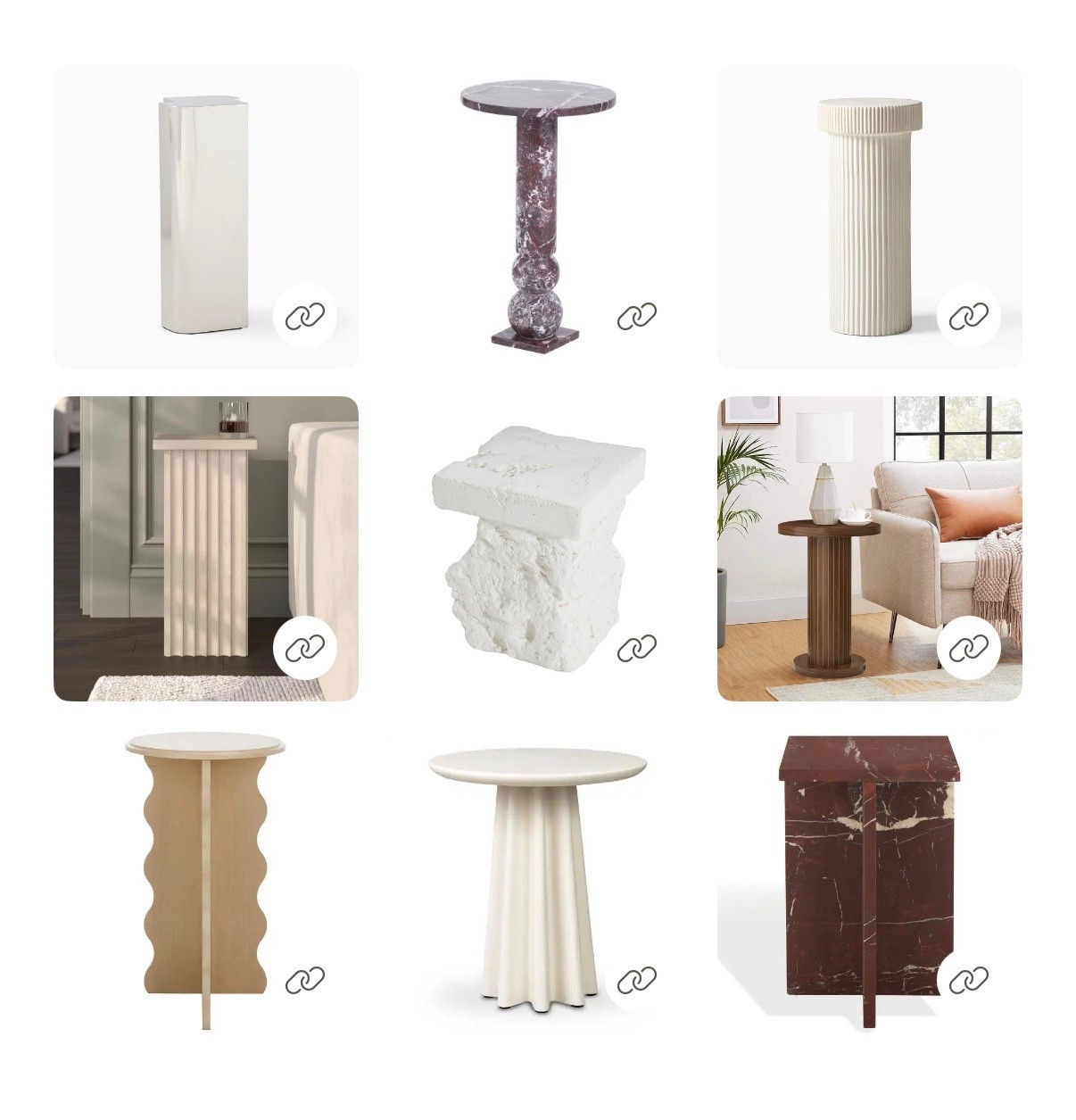 Favorite side table! Neutral wood, stone, fluted, and unique. Affordable classic decor 

#LTKHome #LTKSaleAlert