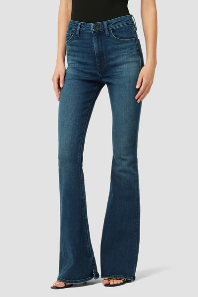 Holly High-Rise Flare Jean with Inseam Slit | Hudson Jeans