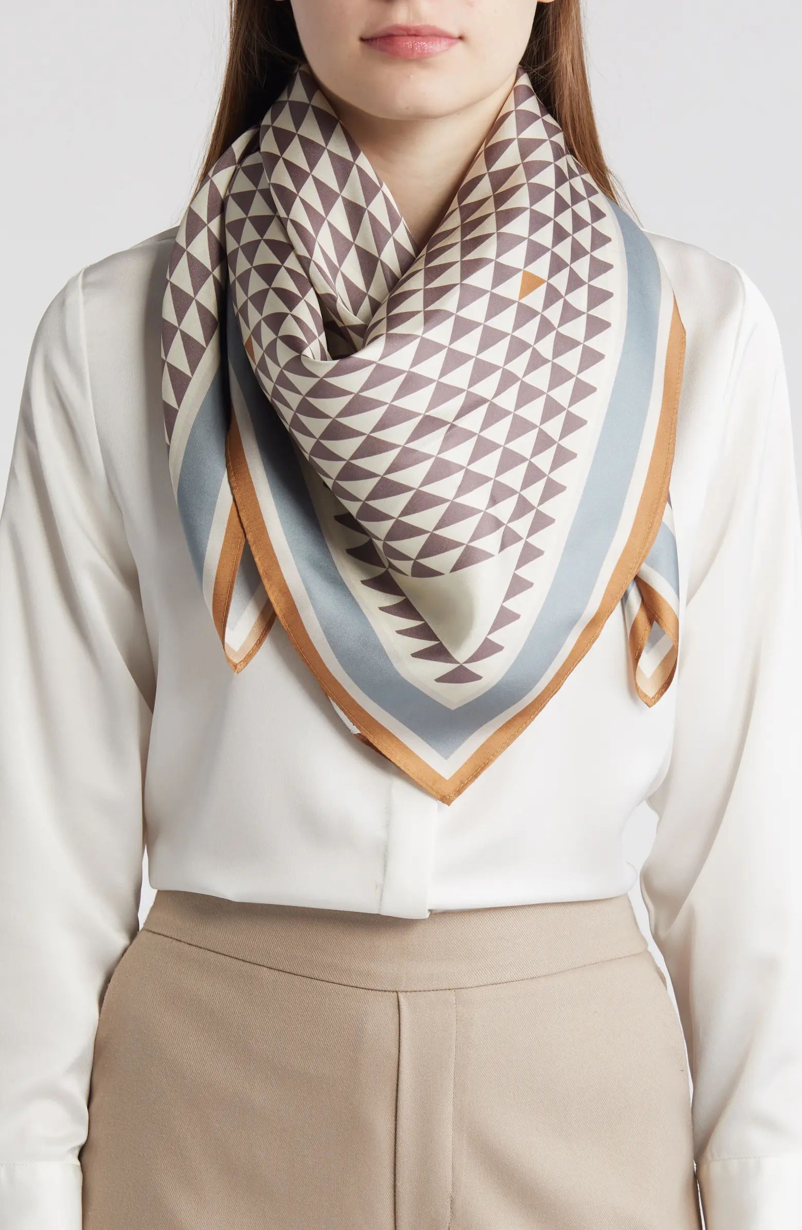 Nordstrom Print Silk Square Scarf | Nordstrom | Nordstrom