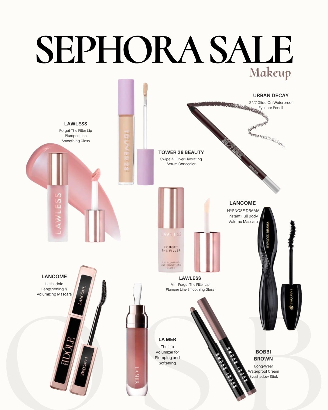 My Sephora Sale makeup favorites!! 
Linked below🤍


#LTKgrwm #LTKBeauty #LTKSaleAlert