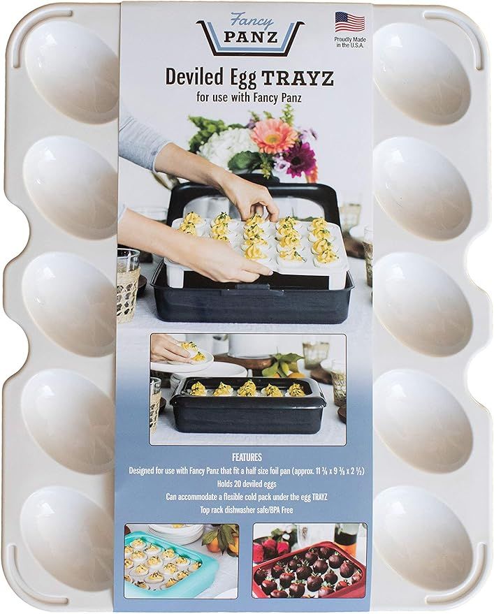 Fancy Panz Deviled Egg Trayz Insert for use with Fancy Panz Classic, Premium & 2in1. Holds 20 egg... | Amazon (US)