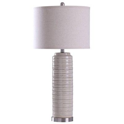 Anastasia Table Lamp Buff Beige - StyleCraft | Target