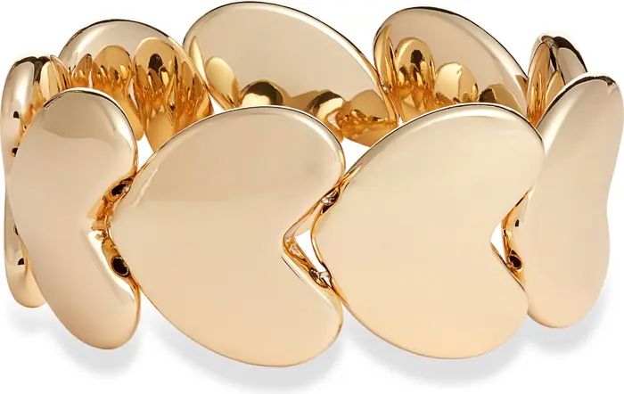 Open Edit Puffy Heart Bracelet | Nordstrom | Nordstrom