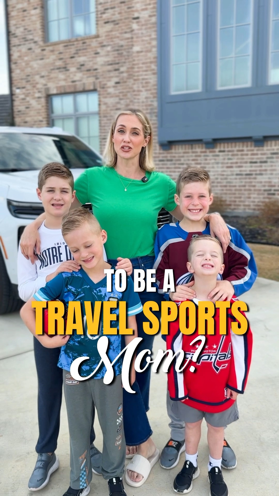 Comment “SPORTS” to get my favorite sports mom gear! I actually need to snag some of this myself…

I’m definitely in my travel sports mom era. It hit me when my boys started playing travel soccer in 2nd grade. My first thought: Am I REALLY doing this to MYSELF? To my FAMILY? The money. The family dinners lost. The anxiety of getting there on time (trust me, I’m always late). The constant go, go, go.

I had seasons of rebelling. Questioning the validity of youth sports. The seriousness of it all - not to mention the questionable refs, coach calls, playing time, losing streaks, heartbreaks, gas costs, and everything that comes with living out of your car.

When it came down to it, there are many things about youth sports, especially travel, that I hate. And honestly, I still hate. But you know what? There’s more about it that I love. And maybe one day on my death bed I’ll shake my hand in the air and roll my eyes at those “wasted years.” But the irony is… I think I’ll miss it.

I really have given this thought. And I do believe kids, especially at a young age, need something to work toward. They need ownership of whatever that is (still working on passing that ownership button from us to them). I want my boys to understand what it means to struggle. What it means to compete. That life isn’t fair. That playing time isn’t a given. That you don’t always win. That sometimes the new player beats you out. That boring practices still matter. That you still show up when the game doesn’t go your way. That you push through the “I don’t want to do this.”

Because this is the stuff that builds resilience. Character. Grit. The ability to stay when things get uncomfortable. And no, it’s not perfect. But I’d rather my kids learn how to work hard for something that matters than drift through something easy.

Loving you through the wins, supporting you in the losses, sitting with you on the long drives and cheering you on in the late nights — and teaching you that effort matters more than comfort. I love you. And this? This is my sports mom era.