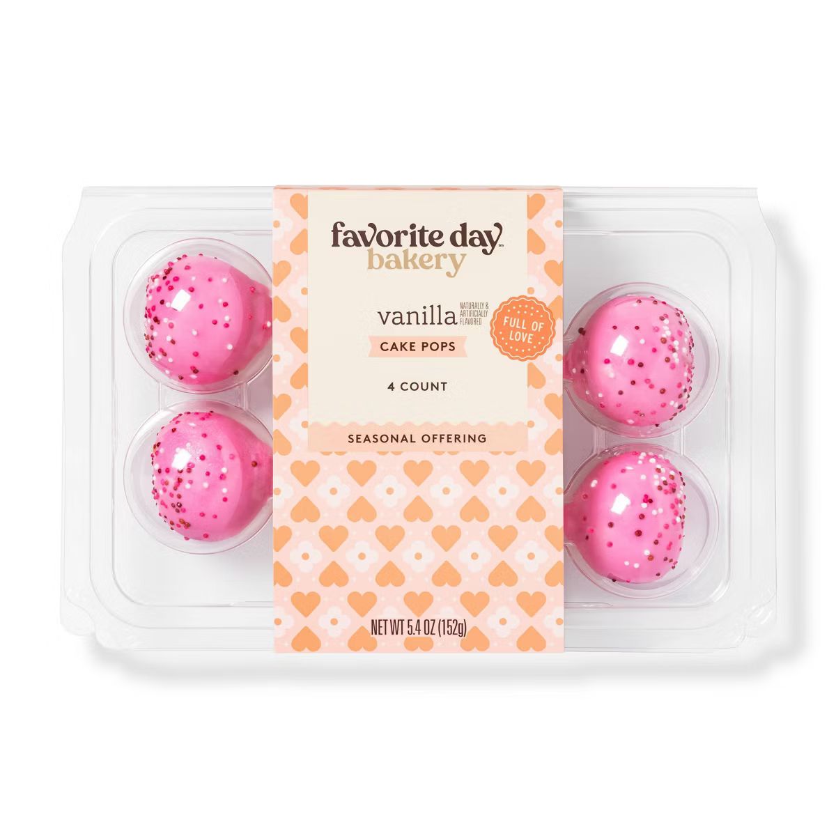 Valentines Day Cake Pops - 5.4oz/4ct - Favorite Day™ | Target