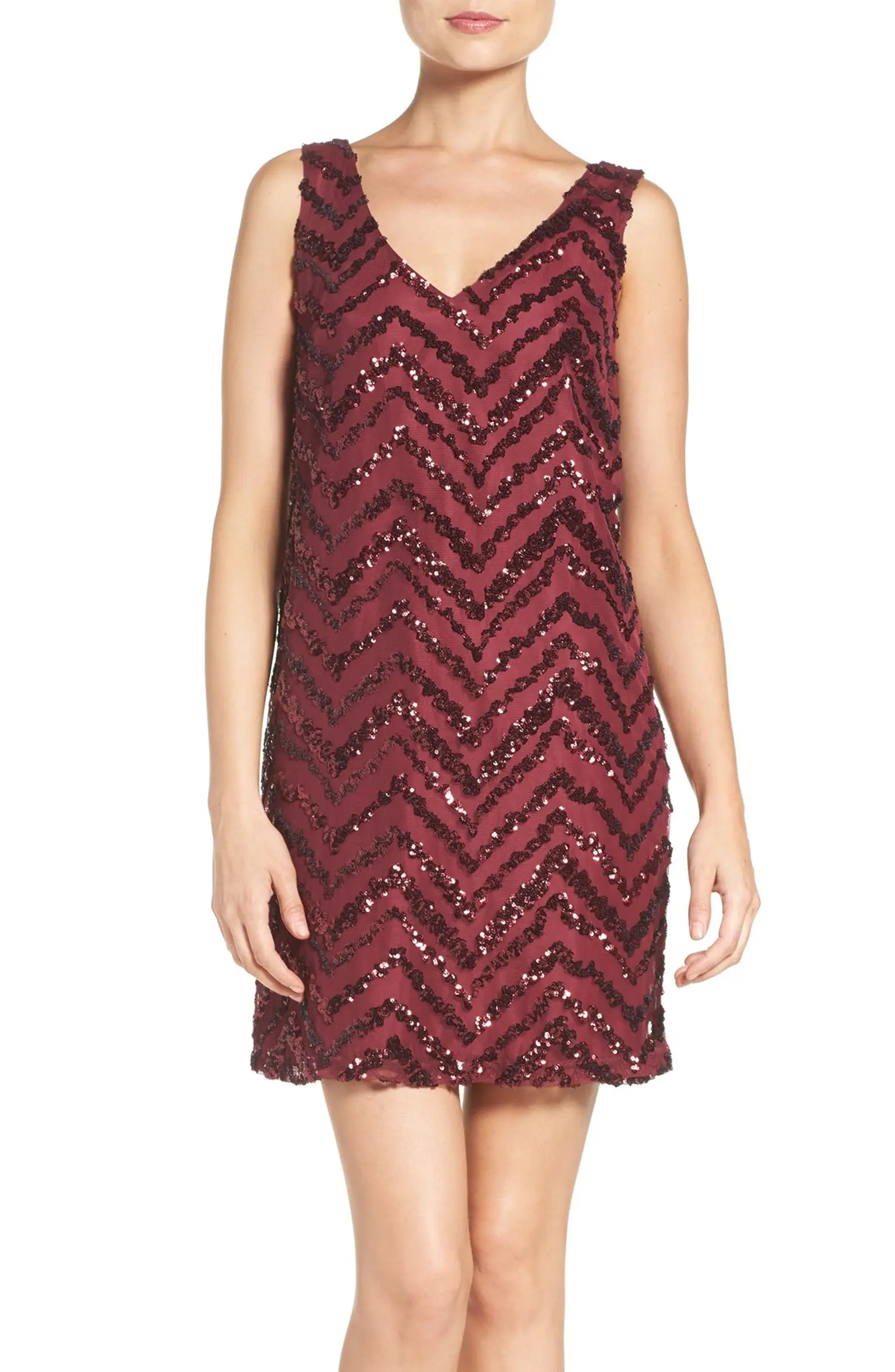 BB Dakota Mayfair Sequin Shift Dress | Nordstrom
