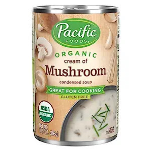 Pacific Foods Organic Cream of Mushroom Condensed Soup, 10.5oz | Amazon (US)