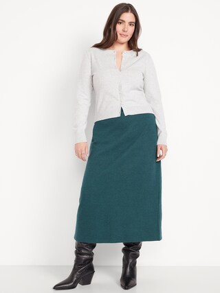 Cozy Knit Midi Skirt | Old Navy (US)