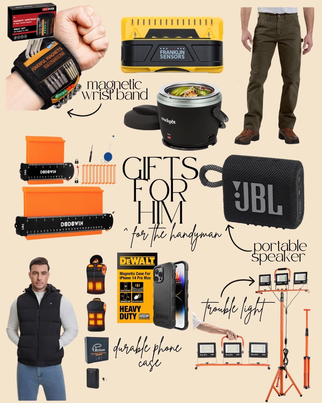 Gifts for the hardest person to buy for — the handyman! This gift guide includes work essentials like stud finders, trouble lights, and workwear. Don’t forget to get some O’Keeffe’s Working Hands hand cream, makes a great stocking stuffer! ✨

#LTKChristmas #HandyMan #GiftIdeas

#LTKgiftguide #LTKholiday #LTKmens