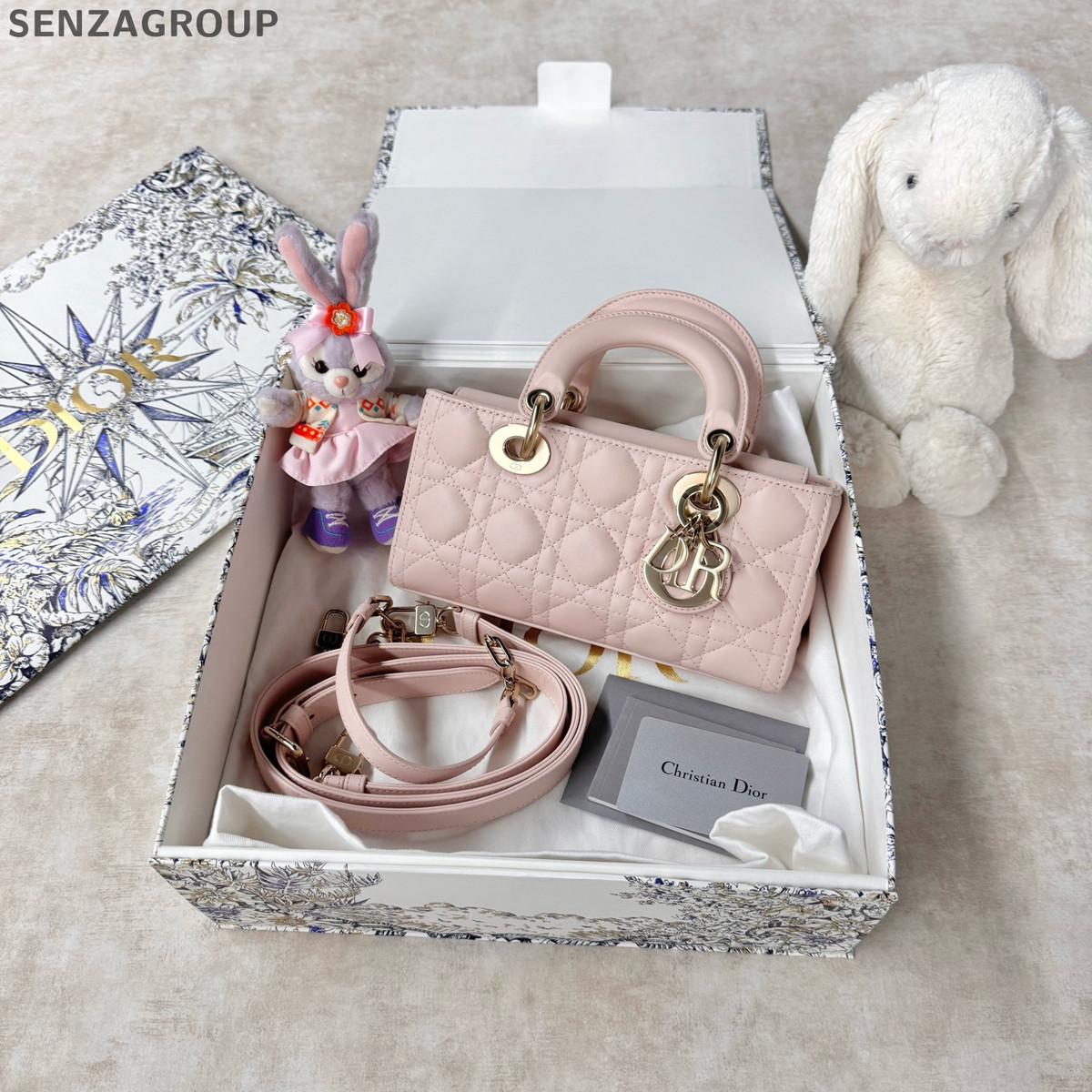 New Dior Horizontal Small D-Joy Sakura Pink Shoulder Bag For Women | eBay US