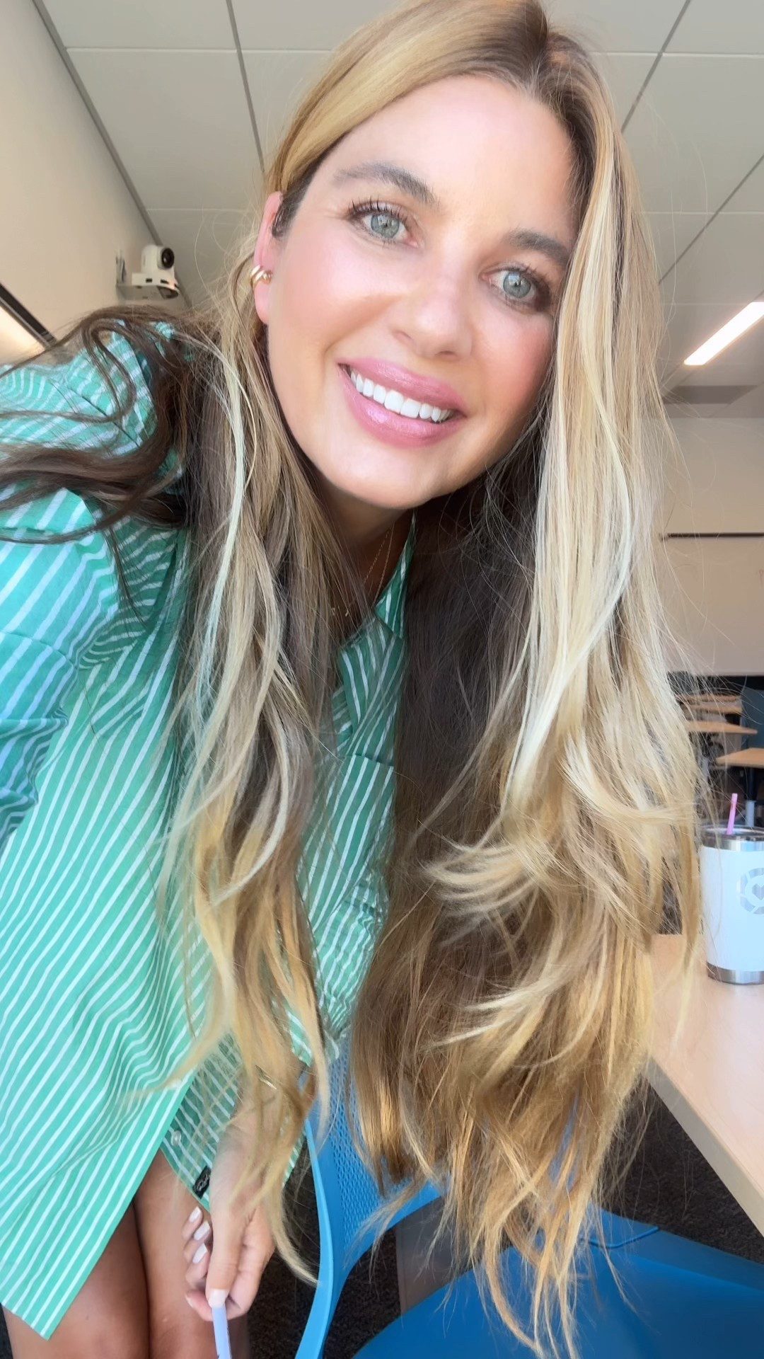 Shirt: medium 
Skirt: size 4
Boots: TTS
Sea Glass + T3 on the hair 
Cheeks: kosas Glimmerose + Sweed brush 
Lips: LaLa lip liner stain + ysl honeymoon lip gloss 
Chantecaille powder im camel  

#LTKBeauty #LTKWorkwear #LTKdayinmylife