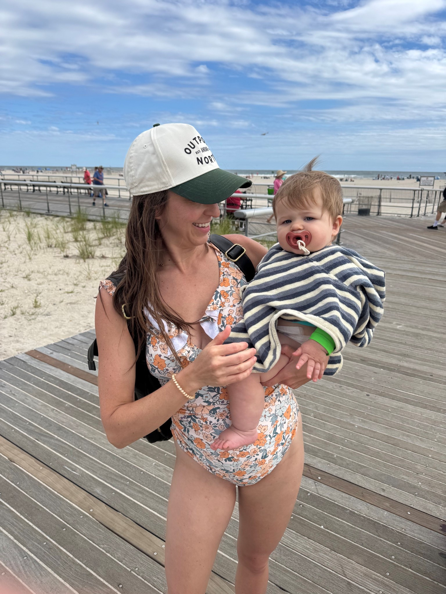 I absolutely love this swimsuit! It’s so flattering! Also, can’t get enough of this cute beach poncho! 

#LTKBaby #LTKSwim #LTKSeasonal