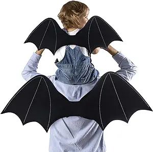 D-FantiX Bat Wings for Kids, 2 Pack Parent-Child Bat Wings Backpack Party Favors Halloween Decora... | Amazon (US)
