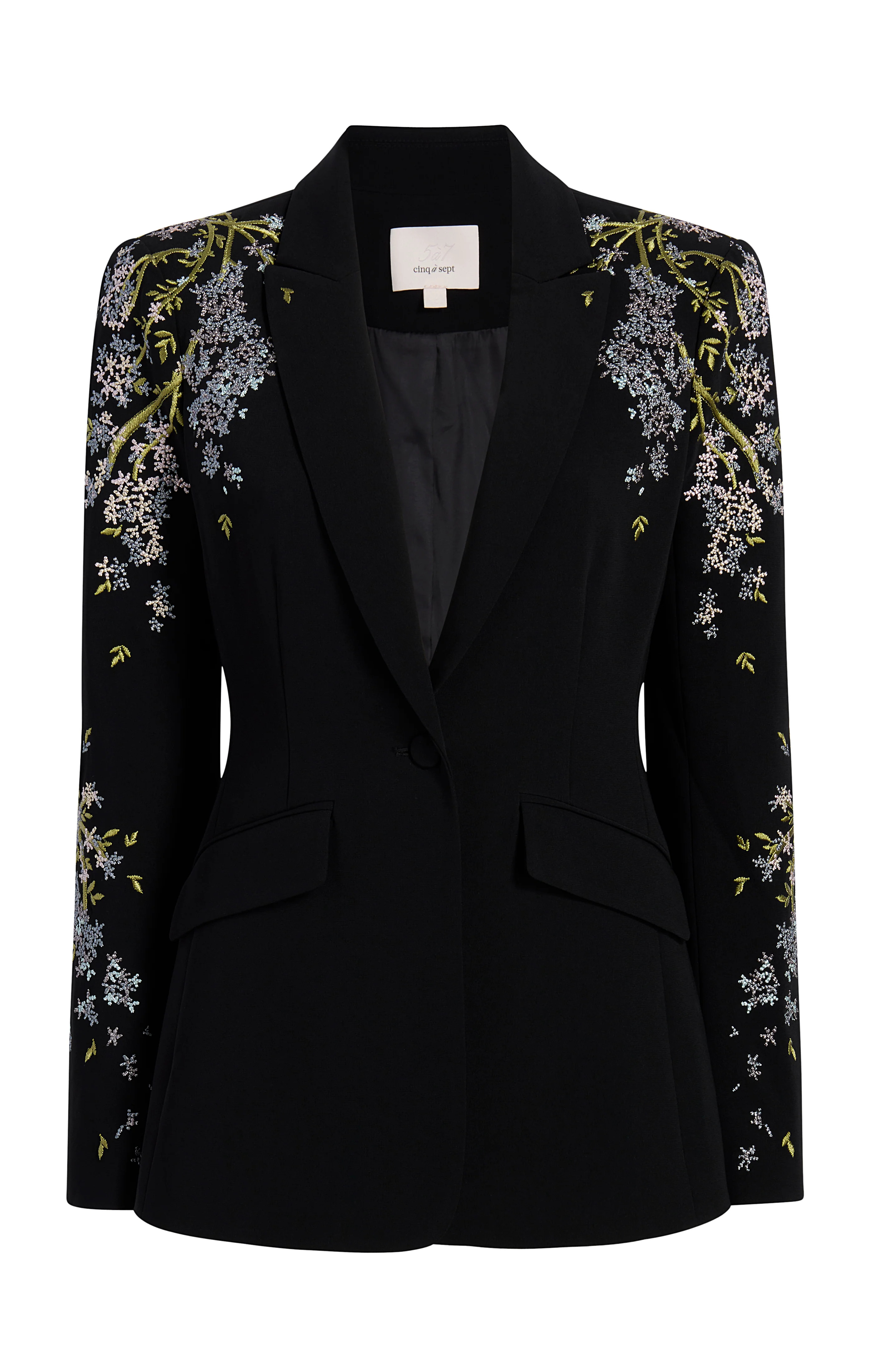 Lilac Vine Embellished Cheyenne Blazer | Cinq à Sept