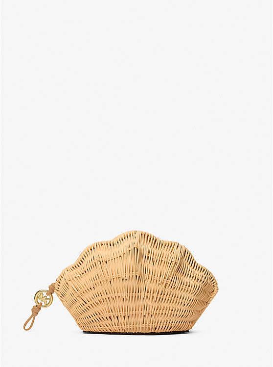 Shelly Rattan Clutch | Michael Kors CA