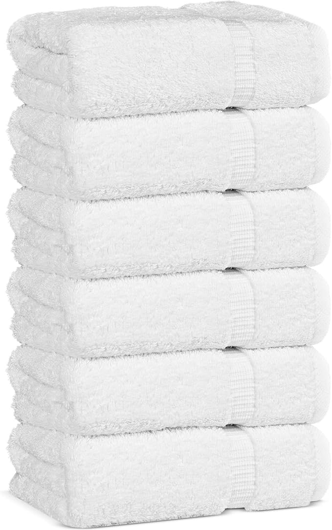 Chakir Turkish Linens 6 Piece Hand Towels, 100% Cotton Luxury Turkish Towels for Bathroom, Soft A... | Amazon (US)