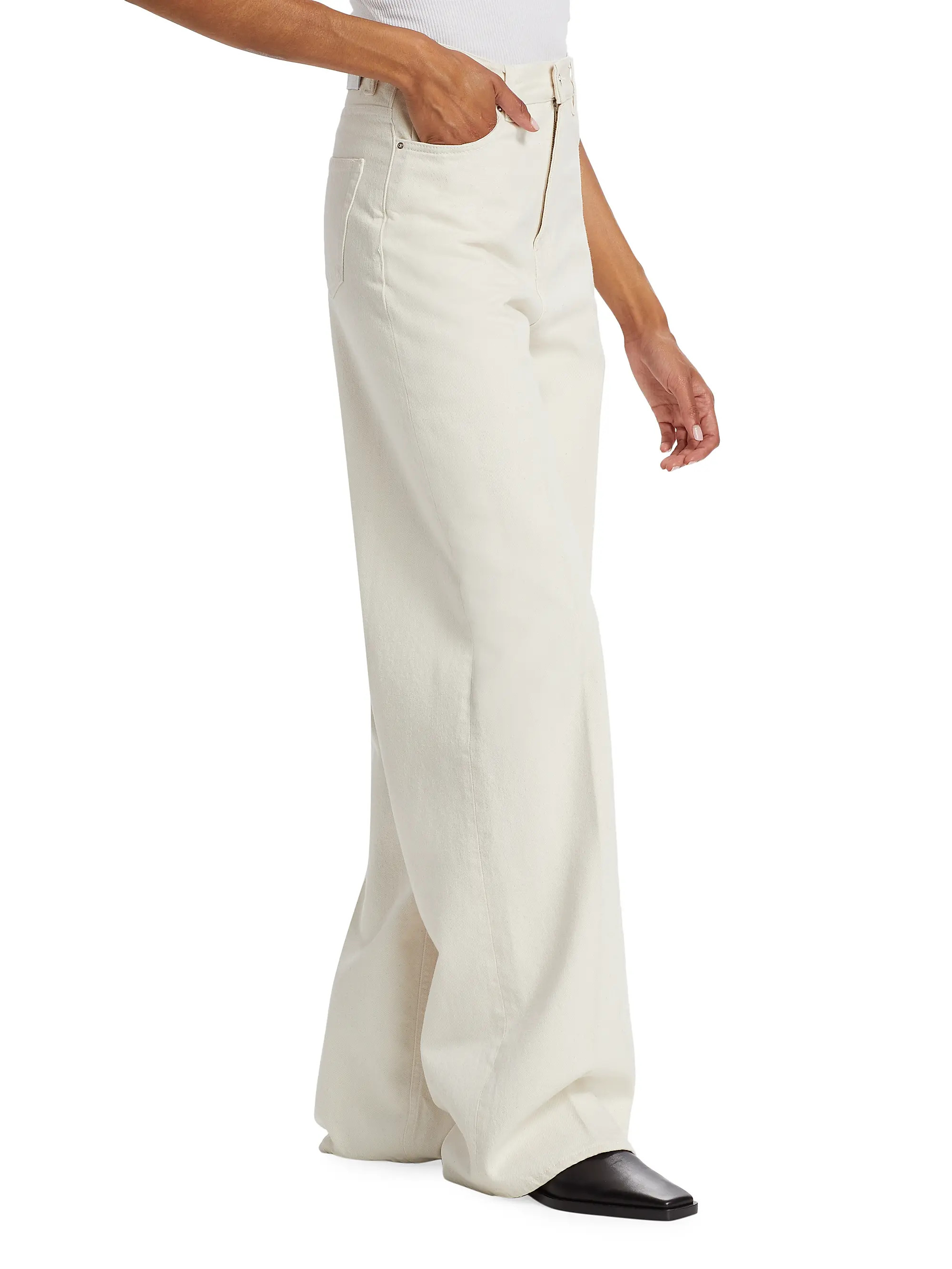 High-Rise Wide-Leg Jeans | Saks Fifth Avenue