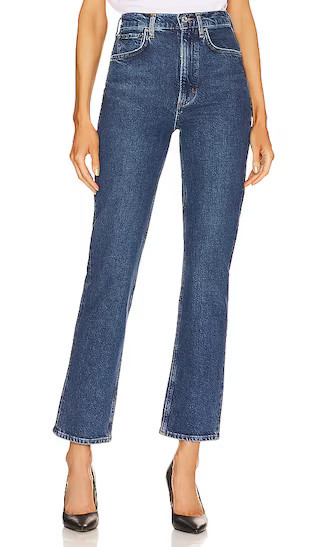 AGOLDE High Rise Stovepipe in Denim-Dark. - size 23 | Revolve Clothing (Global)