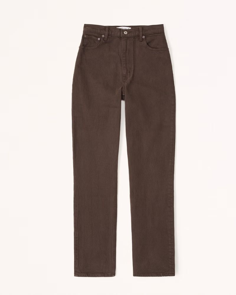 Ultra High Rise 90s Straight Jean | Abercrombie & Fitch (US)