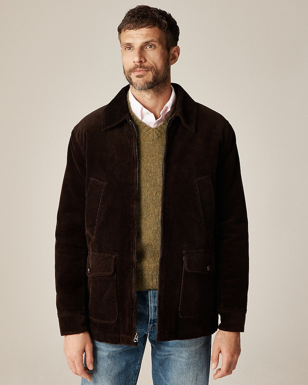 Corduroy lodge jacket with PrimaLoft® | J. Crew US