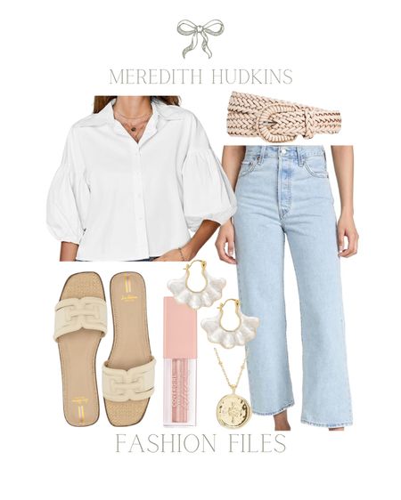 meredith hudkins, summer fashion, spring outfit, ootd, vacation outfit, resort, swimsuit coverup, pink maxi dress, flower earrings, skincare, lip moisturizer, sunglasses, womens fashion, woven handbag, purse, nude sam edelman sandals, coin necklace gold ring, copped denim, white button up shirt, pearl drop earrings, madewell woven belt, light blue denim


#LTKsalealert #LTKfindsunder50 #LTKstyletip