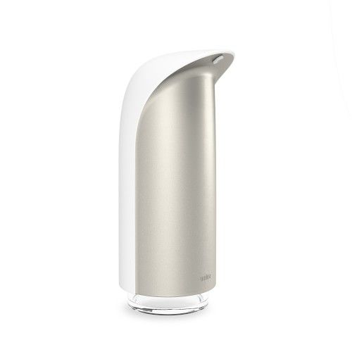 Umbra Emperor Soap Dispenser, White & Nickel, 12-Oz. | Williams-Sonoma