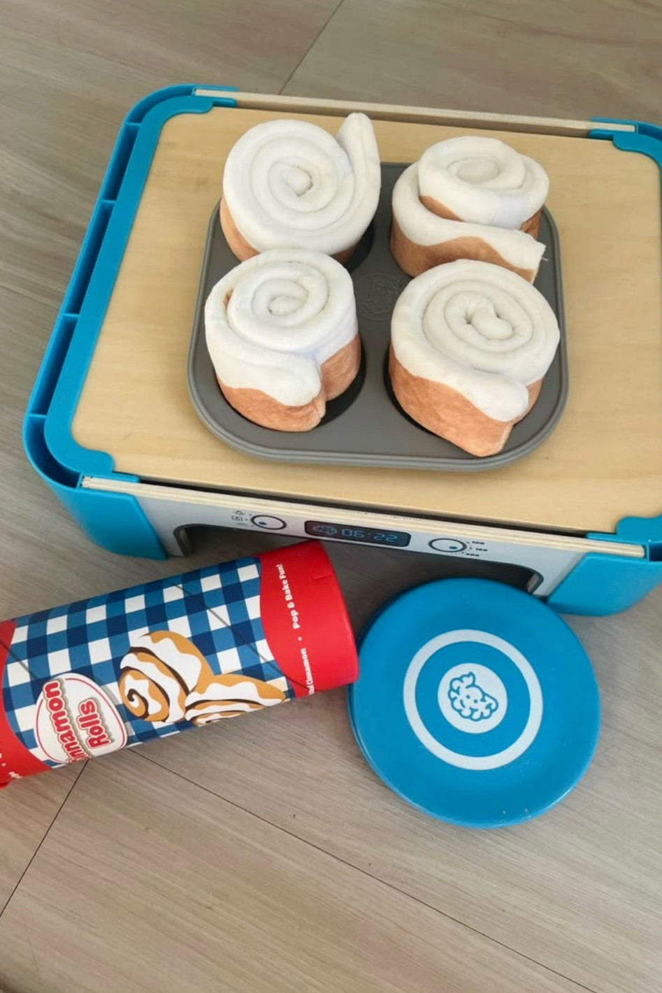 Pretendables cinnamon roll play set for kids 💙
play kitchen/ pretend play food/ pretend play/ toddler toys/ kid toys/ kid birthday gift guide 

#LTKFindsUnder50 #LTKKids #LTKFamily