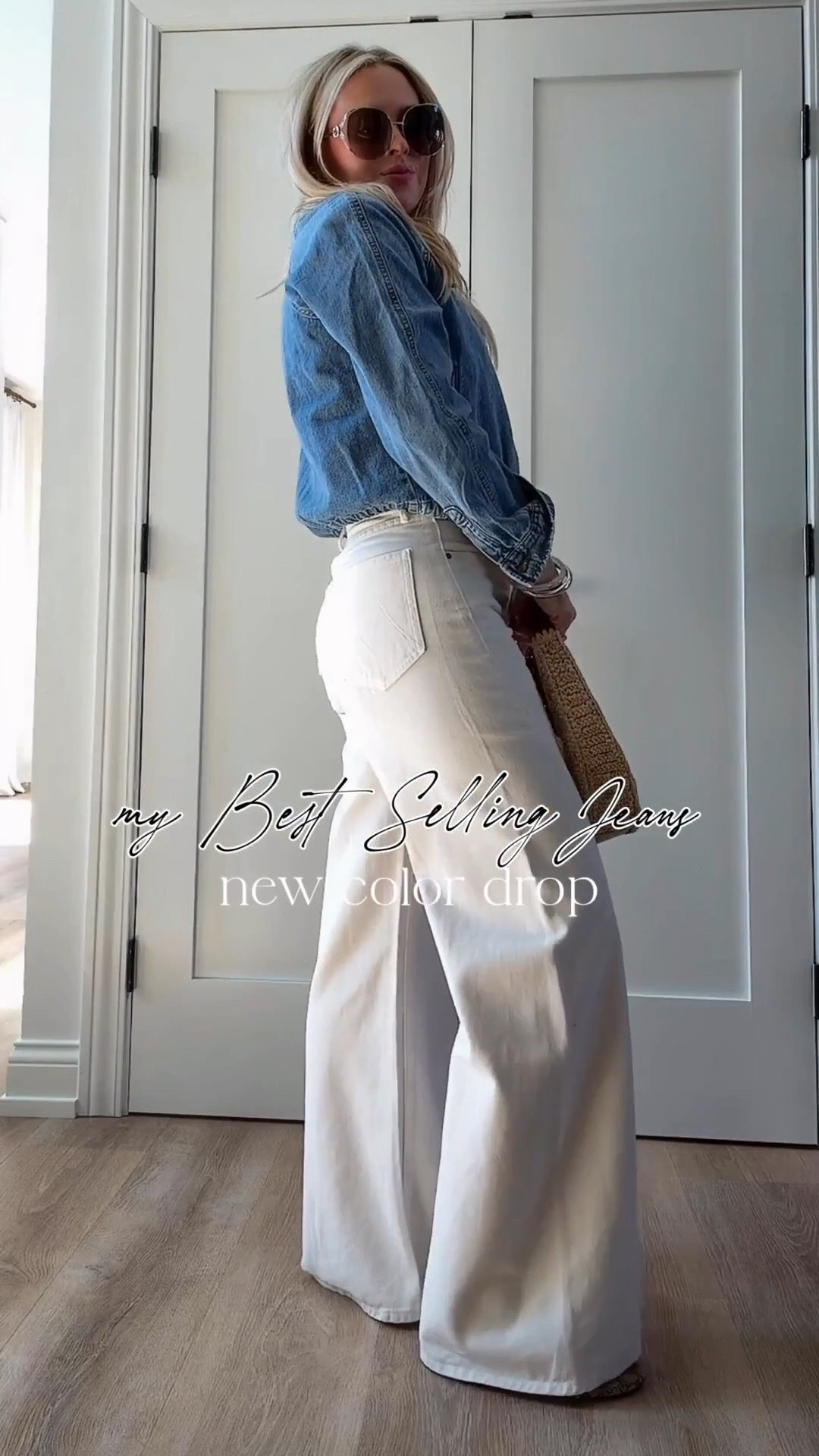 My best selling jeans that literally broke the internet are now in a new bone wash! 🤍 I did size up one in this color because it felt slightly more fitted than my other pairs & sometimes with lighter colors I like a little more room! 

Jeans. White jeans. White pants. Spring fashion. 

#LTKSeasonal #LTKootd