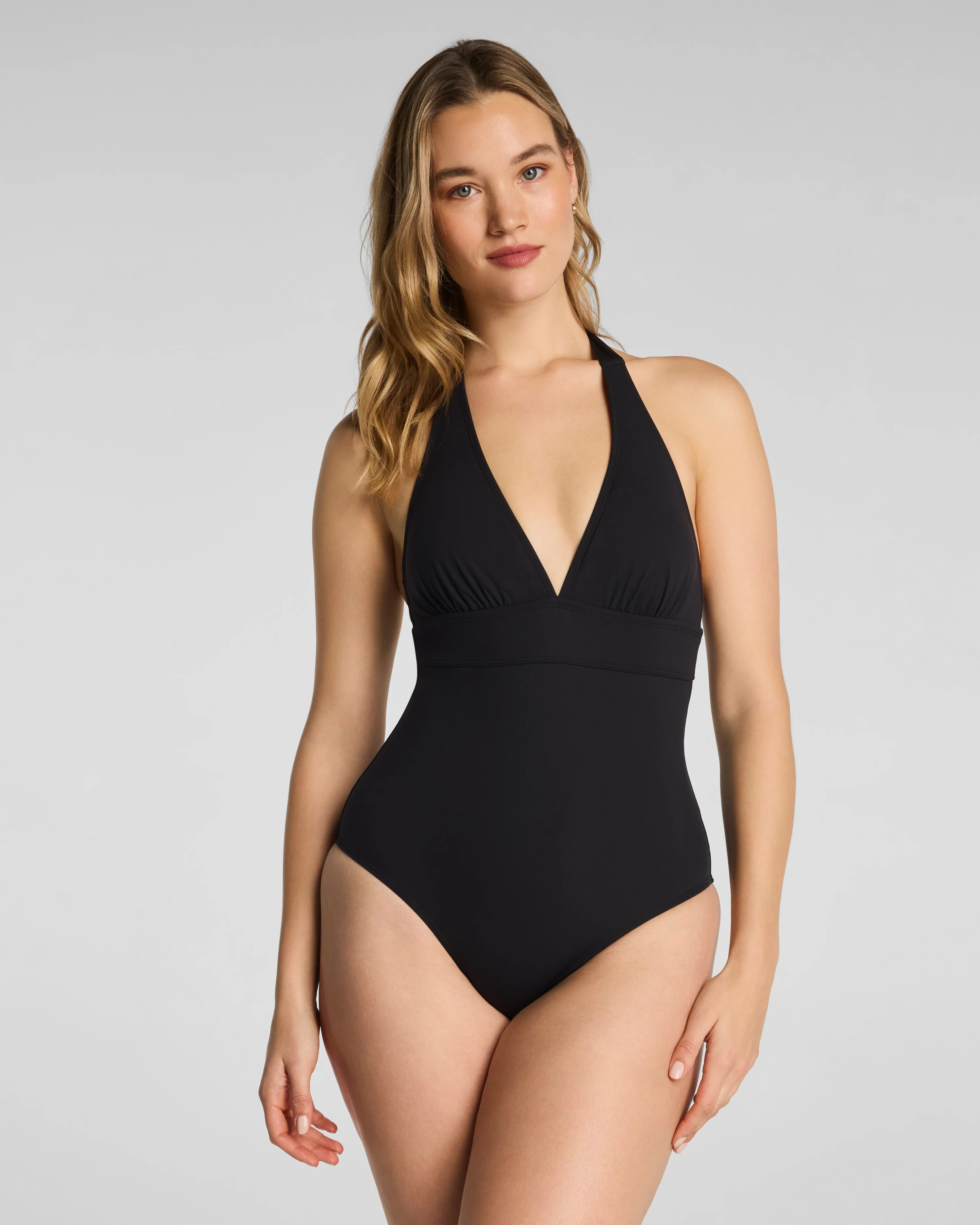 SPANXsculpt® Swim Halter One-Piece | Sculpting | Spanx