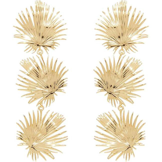 Elin Palm Earrings | Maisonette
