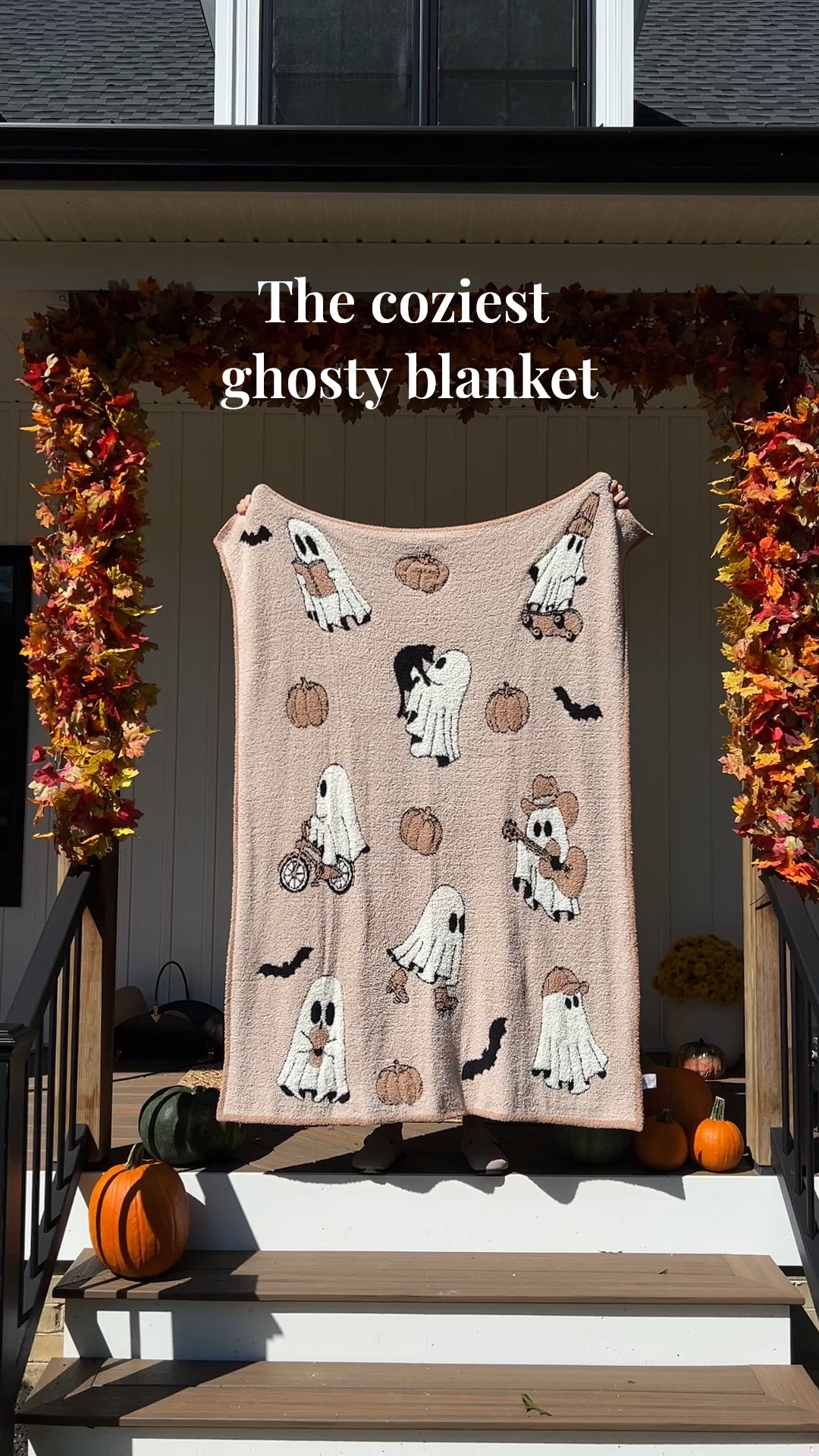 The coziest plush blanket to curl up in when fall weather comes 🍁👻 www.mojoprovo.com

#LTKSeasonal #LTKHome #LTKFindsUnder50