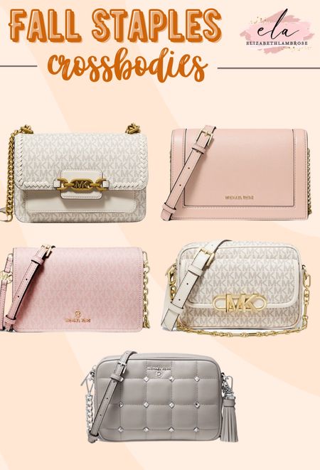 getting ready for fall by upgrading my everyday purse! found some cute ones yesterday from Michael Kors, some of these are even on sale!! 

#michaelkors #MK #purse #crossbody #fall #style #everyday #daily #bag #sale #coach #katespade #fallstaple #staples #fall #pink #gray #white #logo #mklogo 

#LTKSeasonal #LTKitbag #LTKsalealert