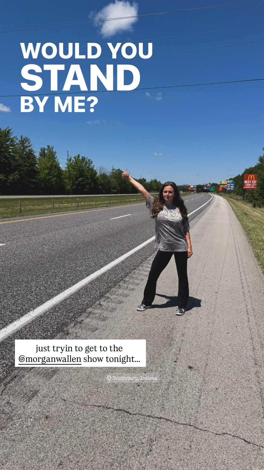 me yesterday just trying to get to the show lol 

I got Morgan Wallen tickets for Christmas and we were heading up early yesterday to eat and just relax and make it a whole time before the show and we hit some piece of random metal on the road and popped a tire, like blew it out yall….
We were 1.5 hours from Indy…. Waited on the side of the road for the tow truck for over 2 hours hahahaha but we made it to the show.., missed the opener-
But saw all of Ella 🙌🙌🙌🙌 so hallelujah and Amen to that!

#LTKdayinmylife #LTKstorytime #LTKvlog