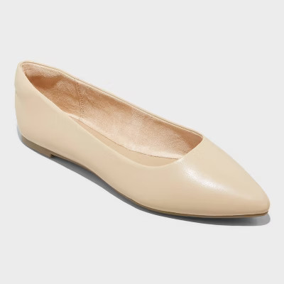 Women's Corinna Ballet Flats - A New Day™ Tan 9 | Target