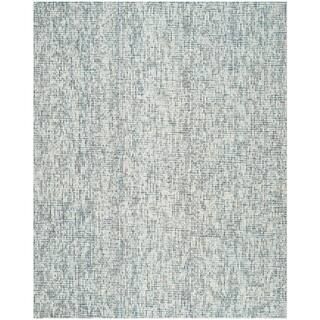Abstract Blue/Charcoal 8 ft. x 10 ft. Solid Area Rug | The Home Depot
