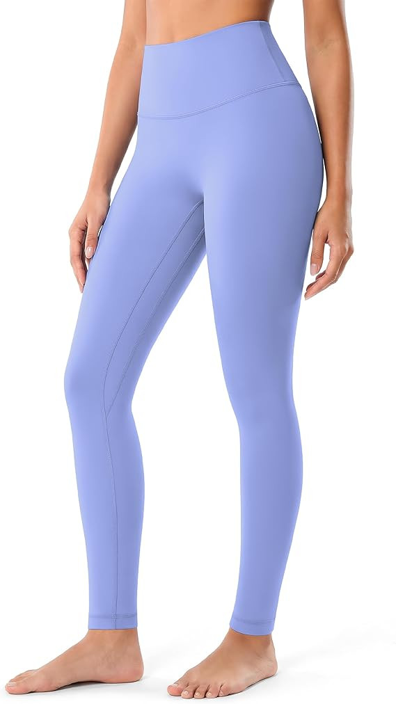Colorfulkoala Dreamlux No Front Seam Leggings for Women 25"/28" Inseam, High Waisted Buttery Soft... | Amazon (US)