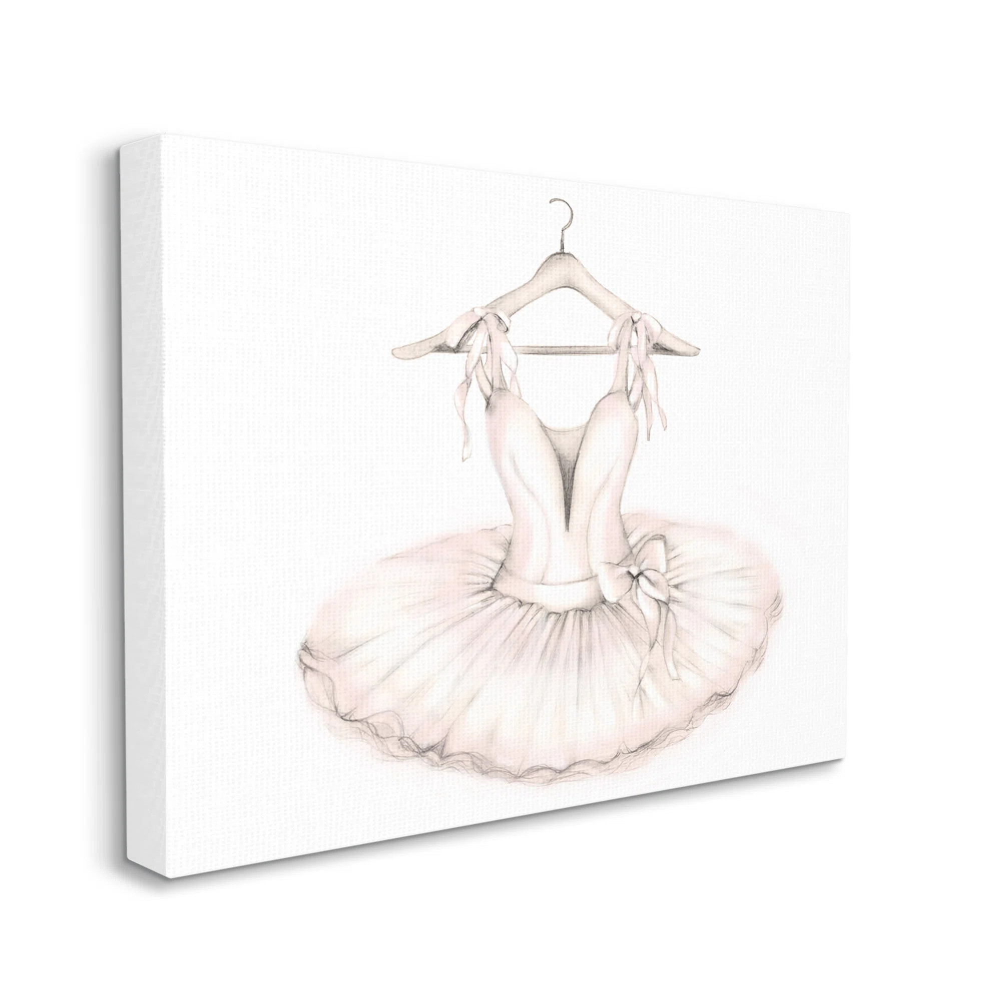 " Ballerina Tutu On Hanger Pink Ballet Dance Outfit " | Wayfair North America