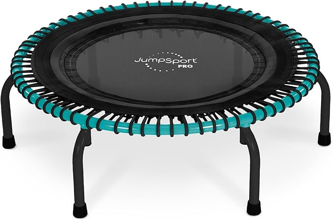 JumpSport 350 PRO Fitness Trampoline, Cardio Workout, No-Tip Arched Legs Home Gym Equipment, Adju... | Amazon (US)