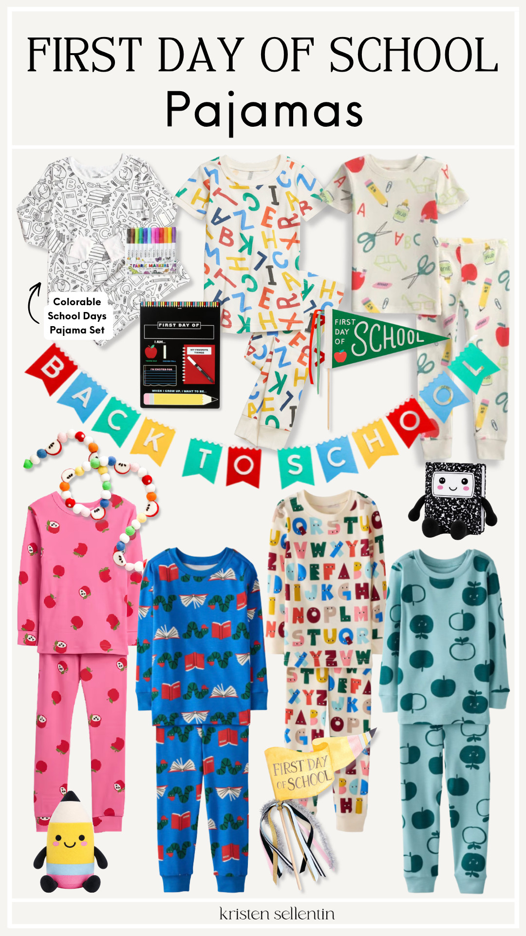 First day of school pajamas! Grab them now and store them away to surprise your kiddos! ✏️ 🍎

#LTKmomlife #LTKSeasonal #LTKKids
