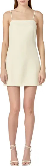 Tie Strap A-Line Minidress | Nordstrom