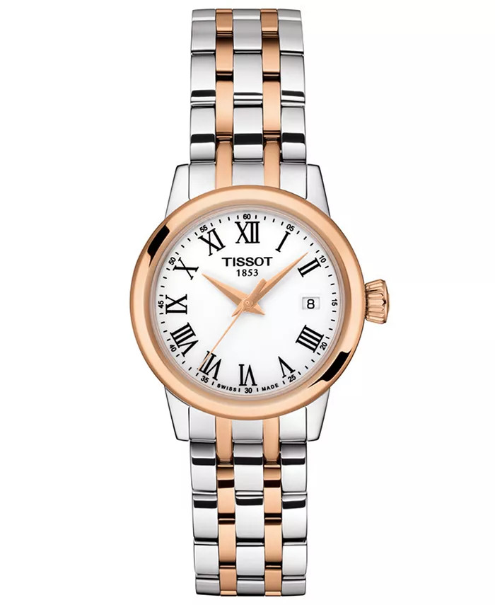 Women's Swiss Classic Dream Two-Tone Stainless Steel Bracelet Watch 28mm | Macy's