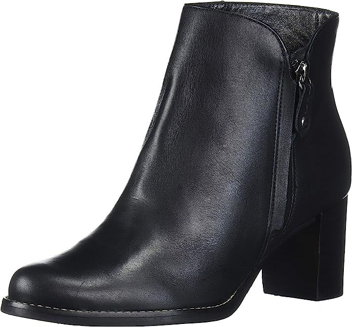 MARC JOSEPH NEW YORK Women's Leather Block Heel Ankle Boot | Amazon (US)