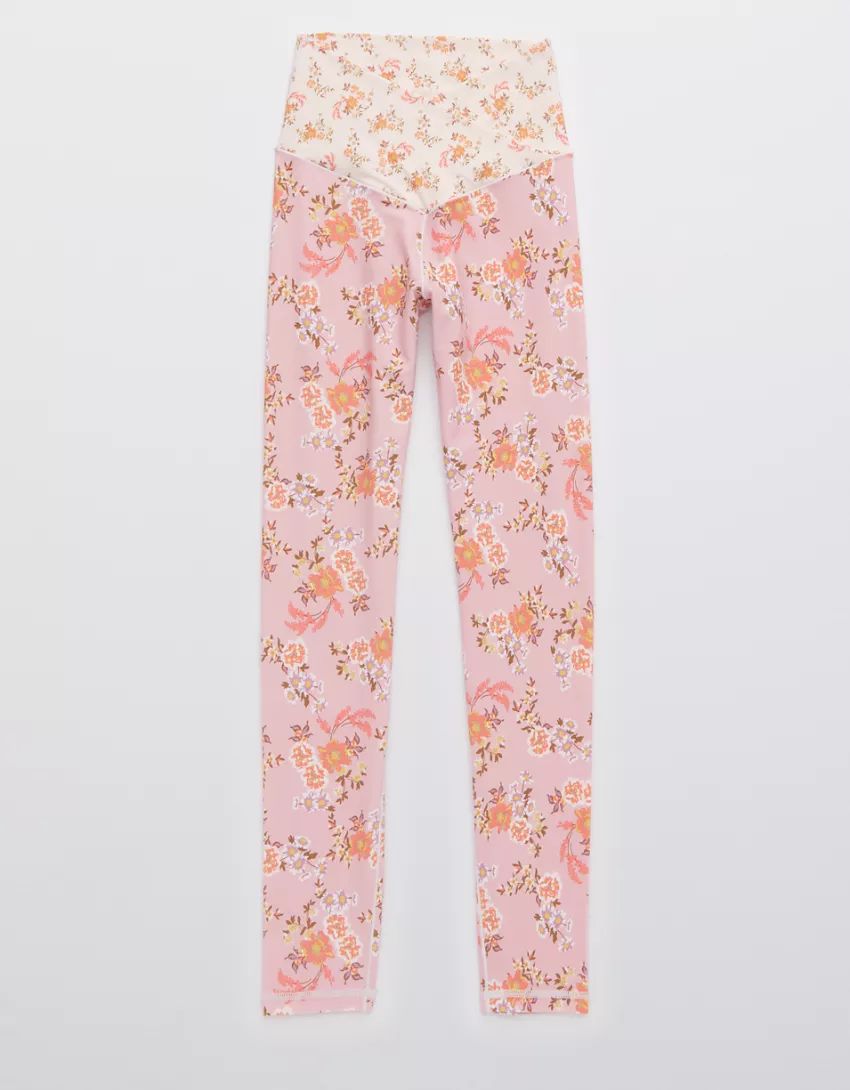 OFFLINE Real Me High Waisted Floral Crossover Legging | American Eagle Outfitters (US & CA)